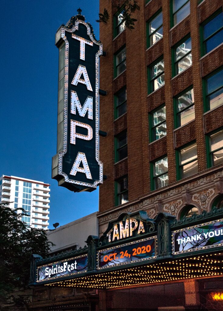 Tampa Theatre Sign 7237 > 911myweb.com